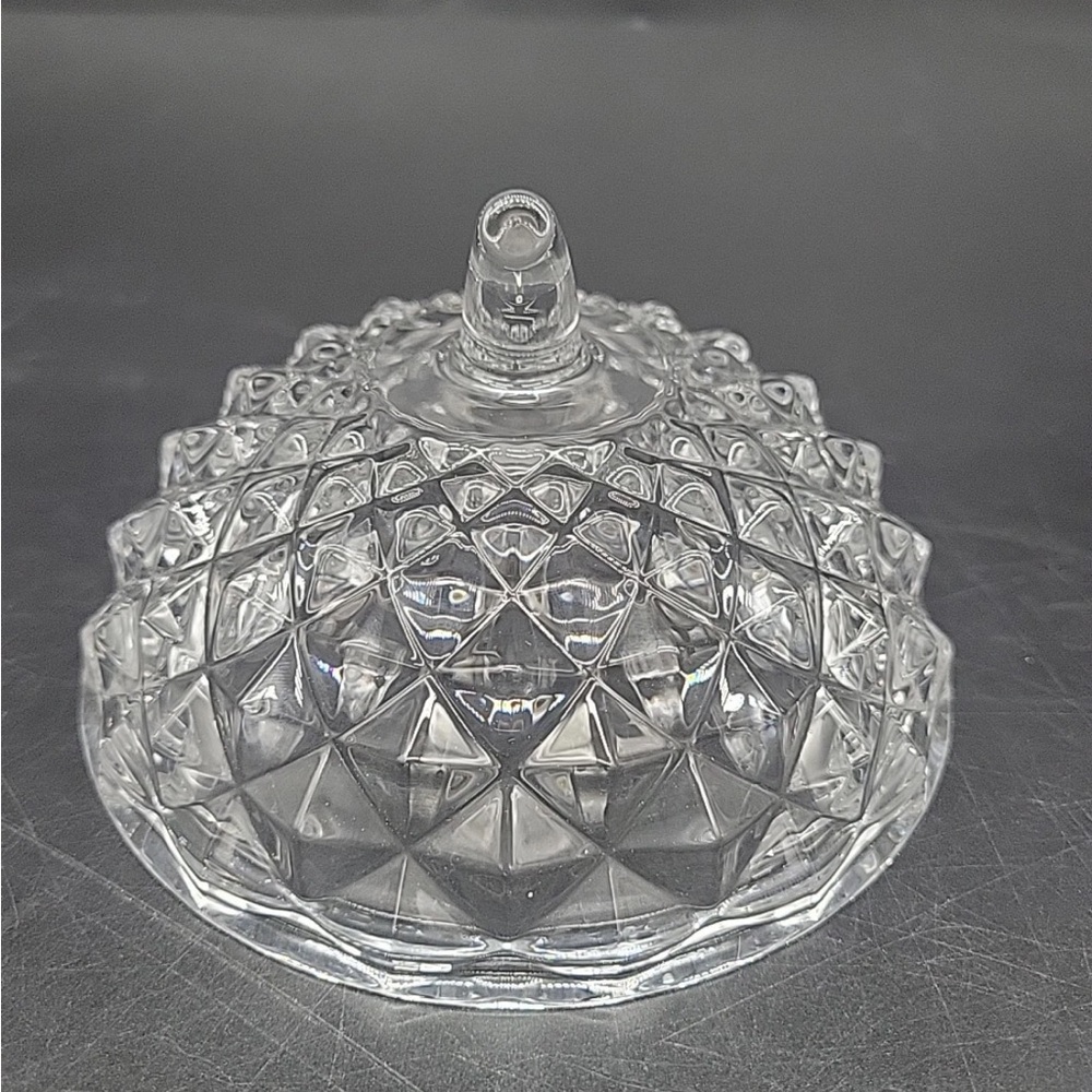 Waterford Marquis Crystal Acorn Biscuit Cookie Candy Jar w/ Lid - Picture 3 of 10